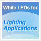 White LEDs for lighting applications