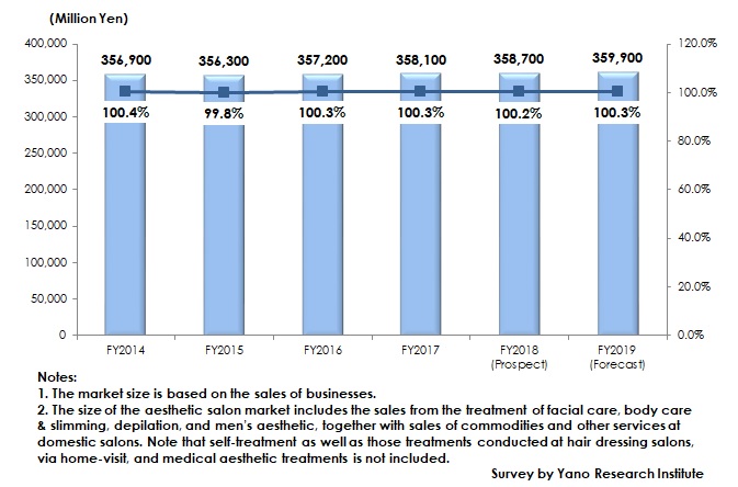 Transition of Aesthetic Salon Market Size