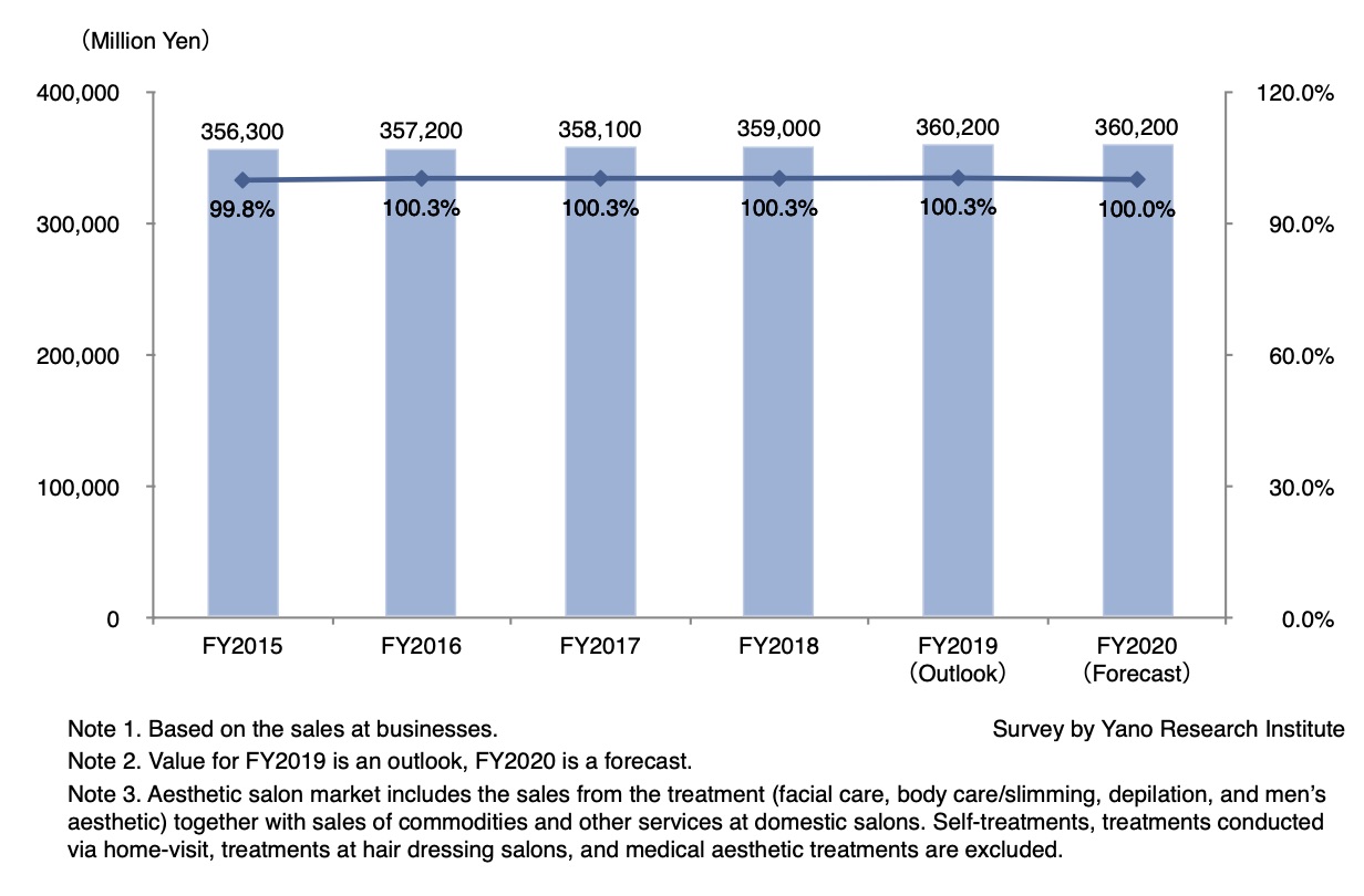 Transition of Aesthetic Salon Market Size