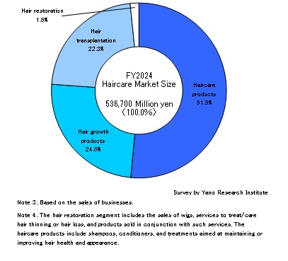 Haircare Market Mix (FY2024)